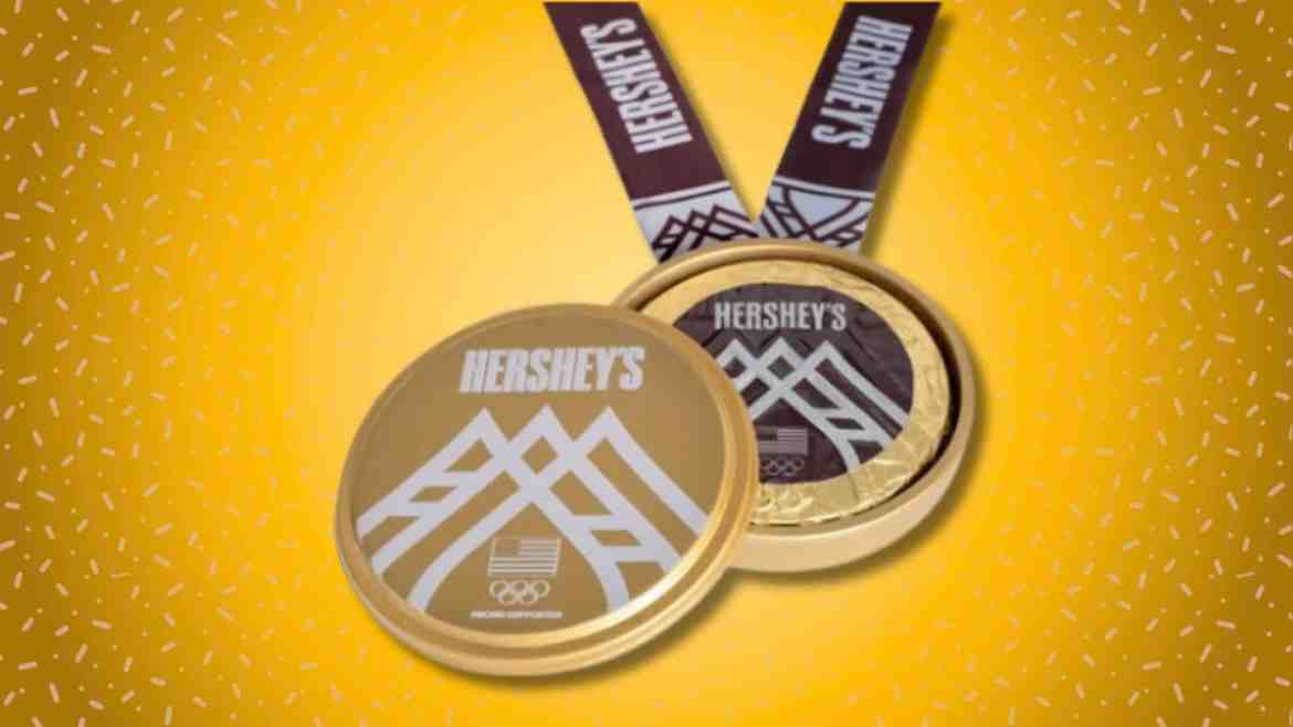 hershey's chocolate olympic medal
