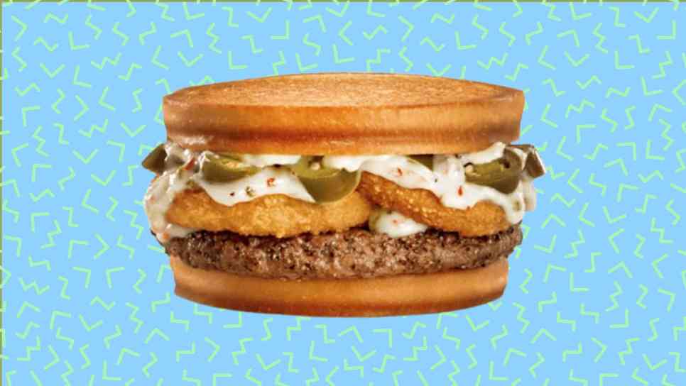 jack in the box hot mess burger
