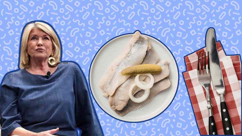 martha stewart and pickled herring