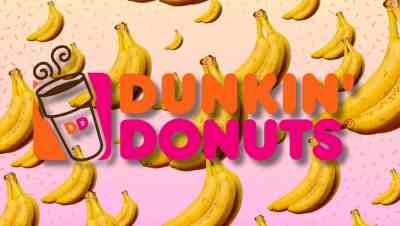 dunkin donuts banana drinks