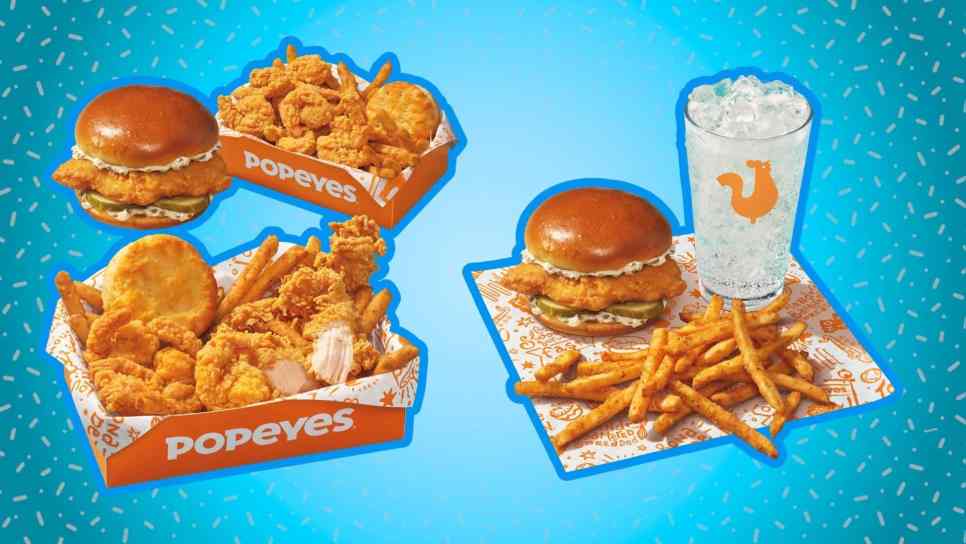popeye's seafood menu
