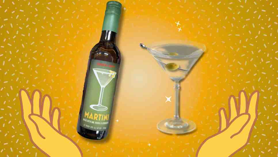 trader joe's bottled martini