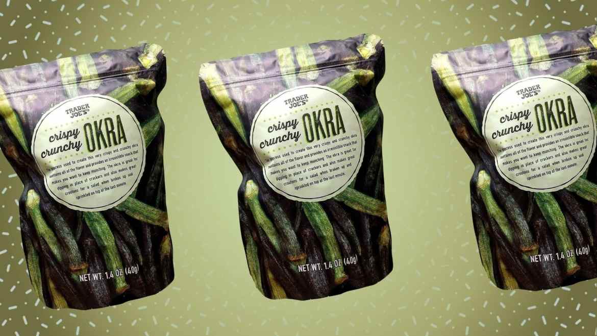 trader joe's crispy crunch dried okra