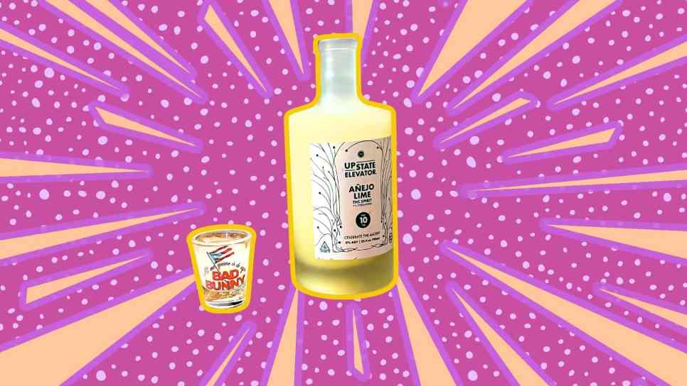 upstate elevator anejo lime thc tequila