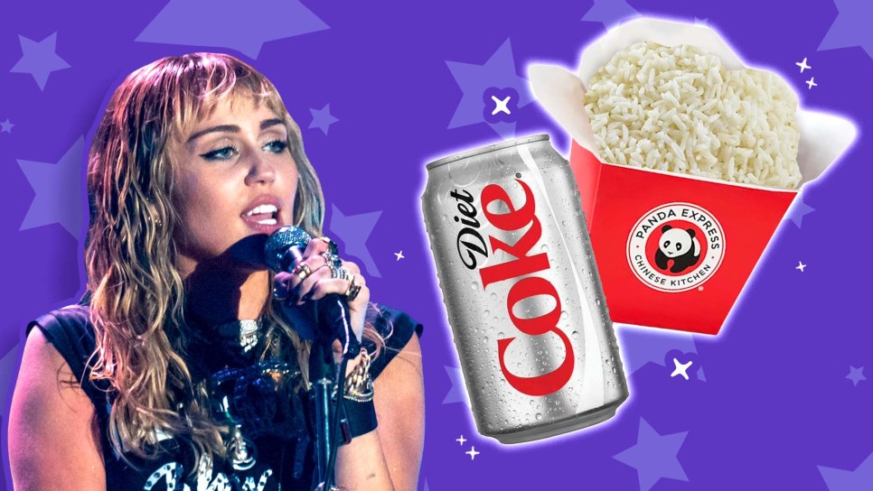 miley cyrus diet coke panda express