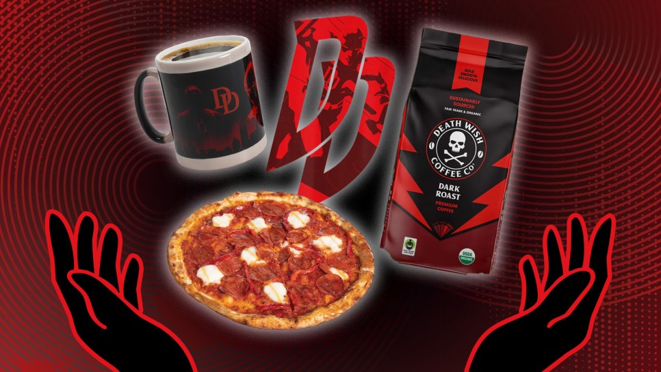 Daredevil: Born Again Season 2 Collaborations with Blaze Pizza and Death Wish Coffee