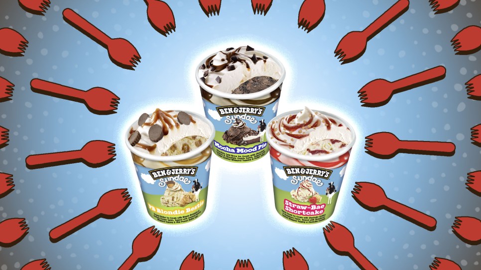 Ben & Jerry's New Sundae Pints: Mocha Mood Pie, PB Blondie Bestie, and Straw-Bae Shortcake