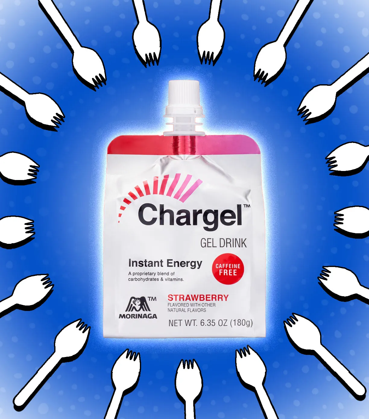 Chargel Strawberry Energy Gel Drink