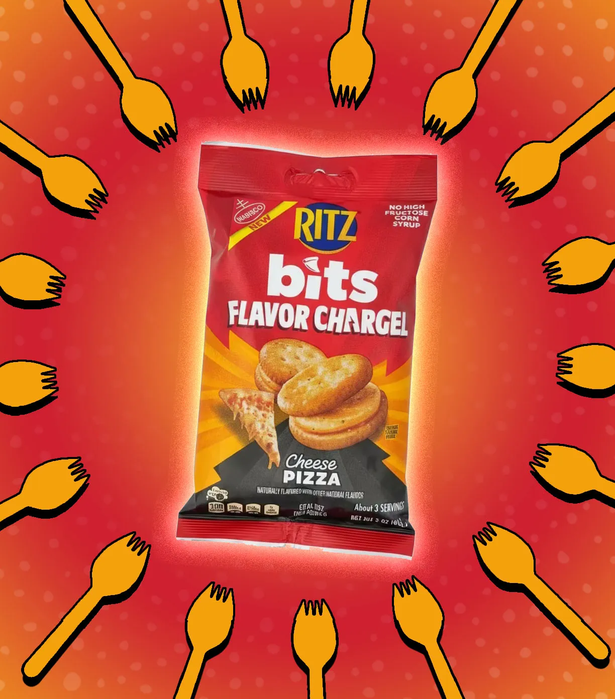 Ritz Bits Flavor Charged Cheese Pizza