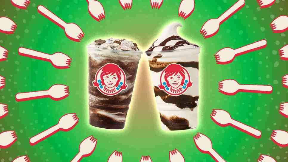 Wendy's Thin Mints Frosty Fusion and Swirl