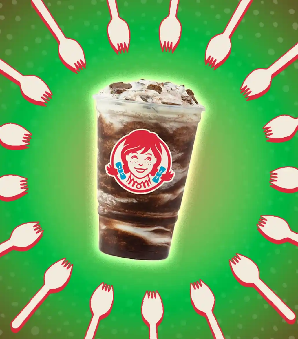 Wendy's Thin Mints Frosty Fusion