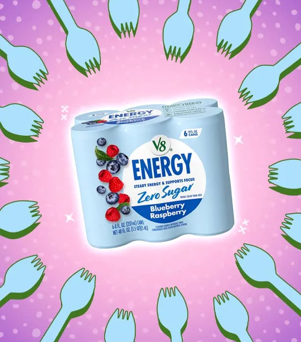 V8 Energy Zero Sugar Blueberry Raspberry