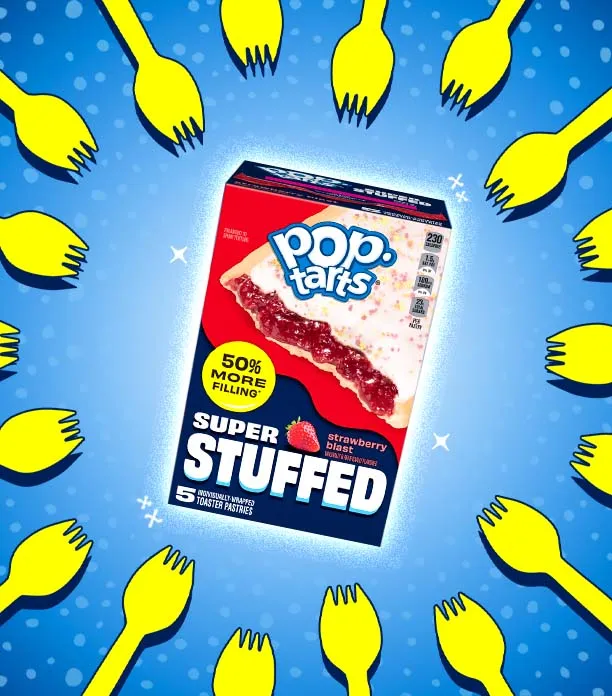 super stuffed pop tarts strawberry blast review