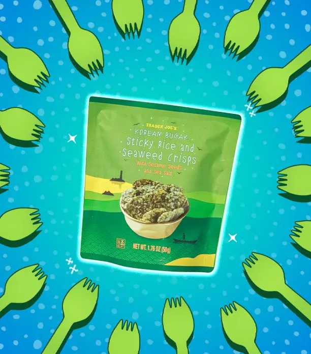 Trader Joe’s Korean Bugak Sticky Rice and Seaweed Crisps