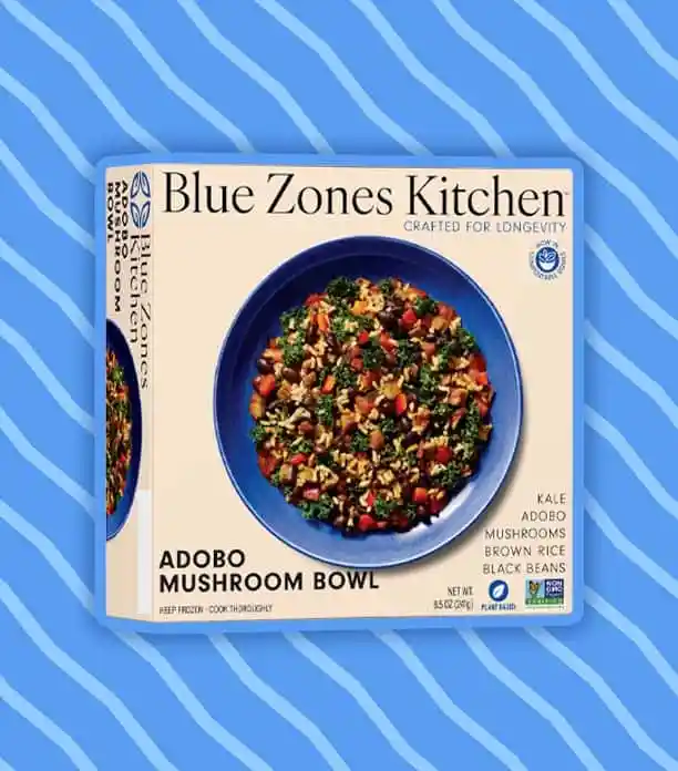 Blue Zones Kitchen Adobo Mushroom Bowl