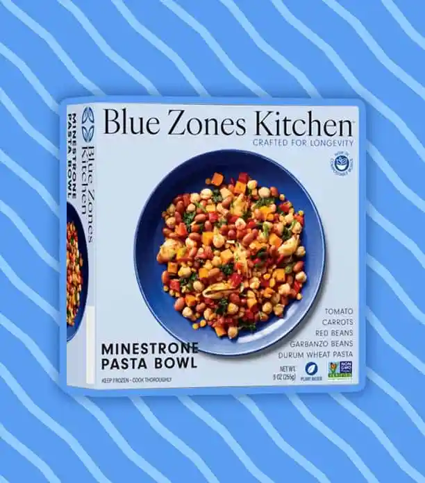 Blue Zones Kitchen Minestrone Pasta Bowl