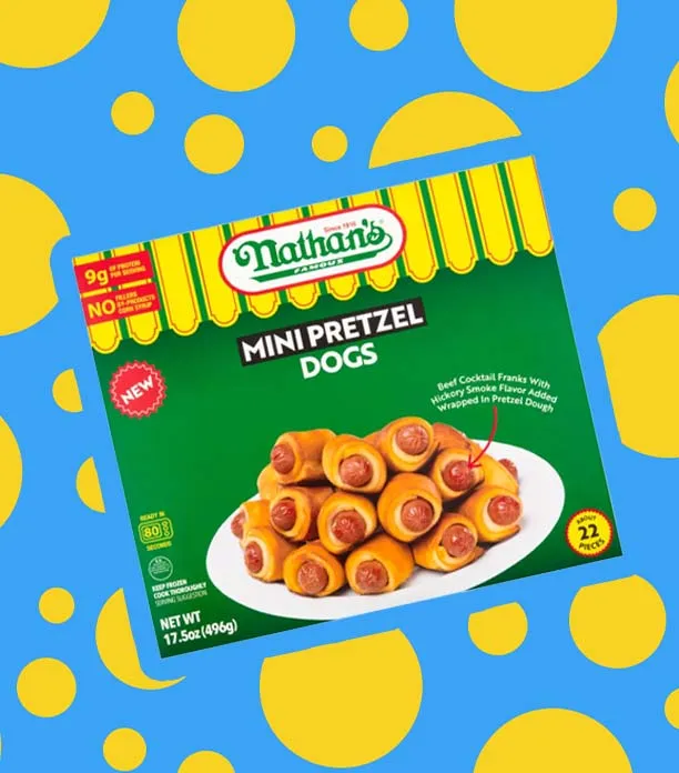 nathan's mini pretzel dogs review