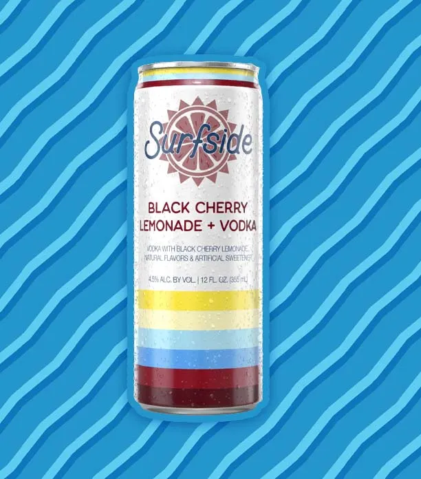 surfside black cherry lemonade and vodka