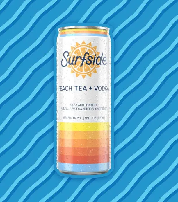 surfside peach tea and vodka