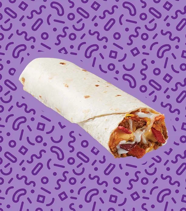 Cheesy Double Beef Burrito ($2.89)