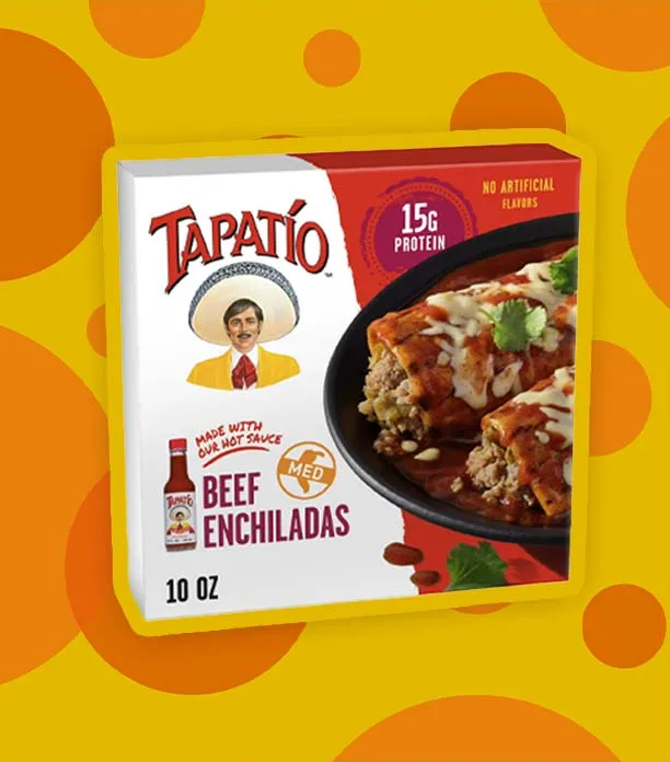 Tapatio Beef Enchiladas