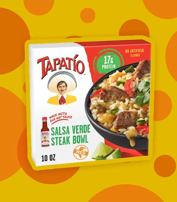 Tapatio Salsa Verde Steak Bowl