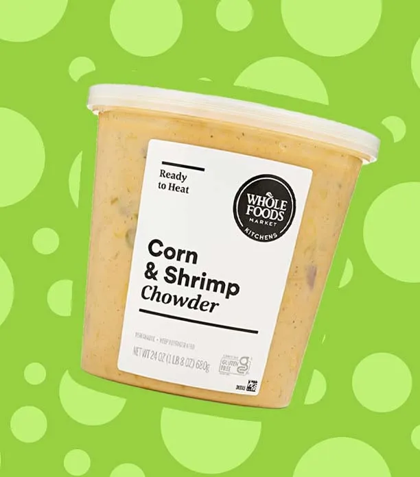 Whole Foods Corn & Shrimp Chowder