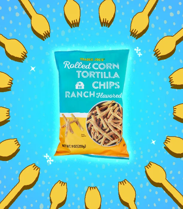 Trader Joe's Rolled Corn Tortilla Chips Ranch