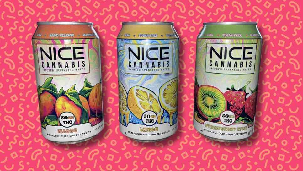 nice cannabis thc seltzer