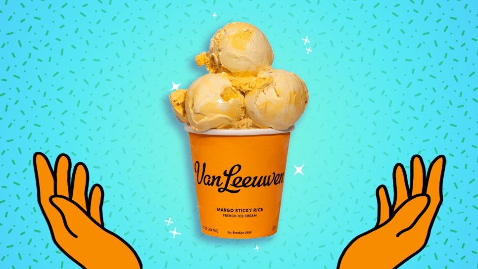 Van Leeuwen Mango Sticky Rice Pint