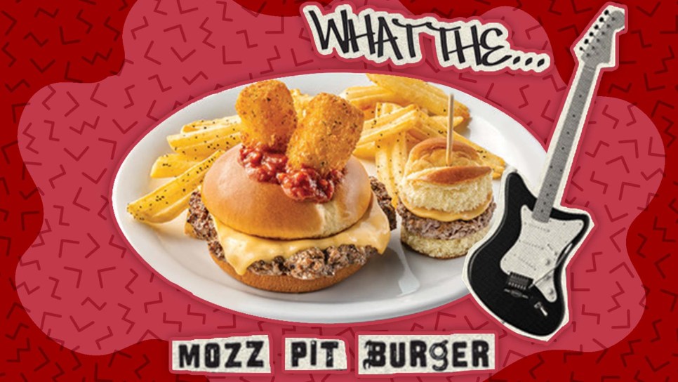 denny's mozz pit burger