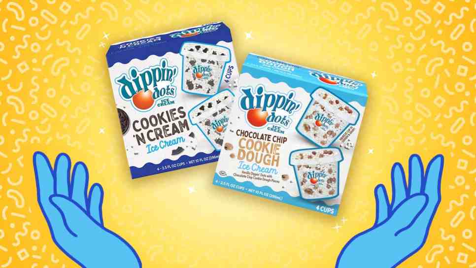dippin dots at the grocery store