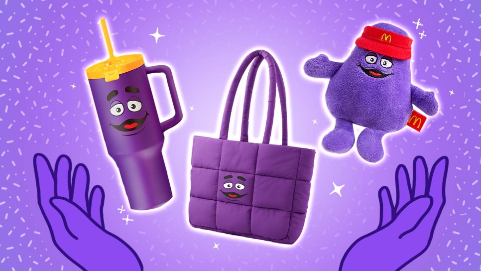 mcdonald's grimmace merchandise