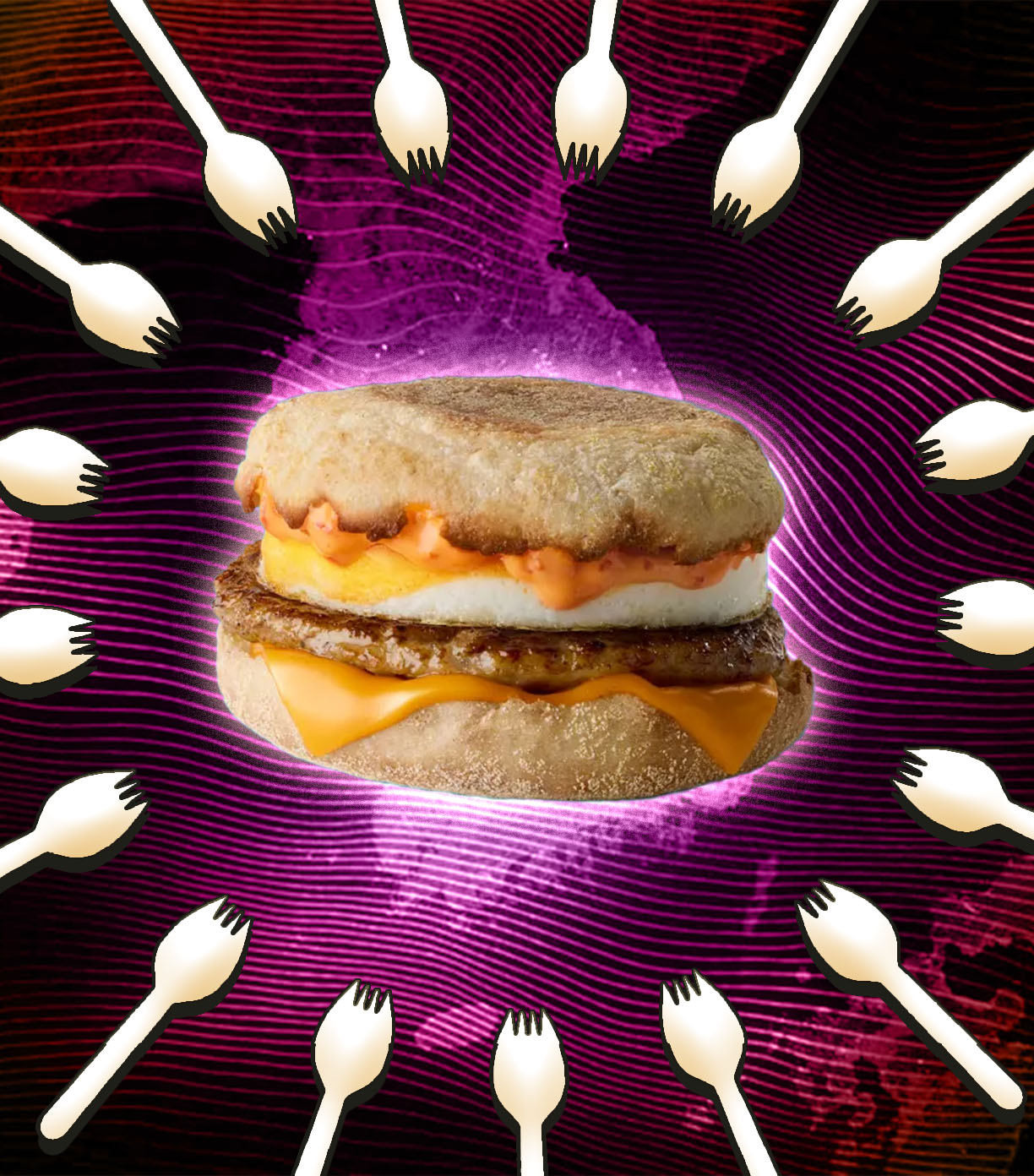 McDonald's Spicy Sausage McMuffin