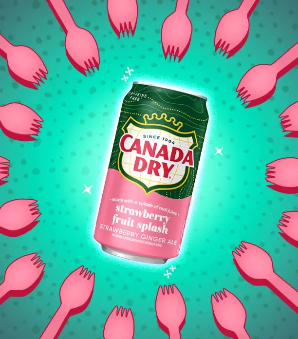 Canada Dry Strawberry Fruit Splash