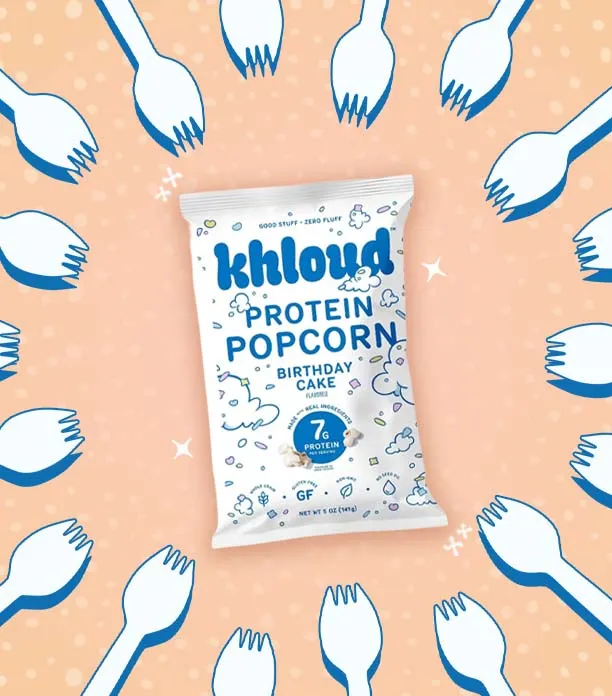 Khloud Birthday Cake Flavored Protein Popcorn