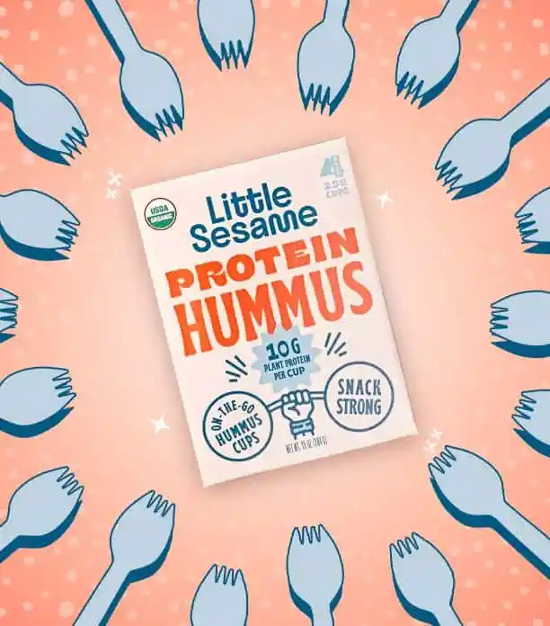 little sesame protein hummus