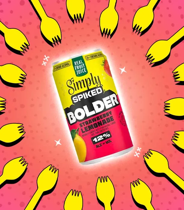 Simply Spiked Bolder Strawberry Lemonade