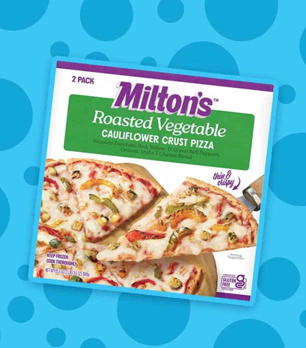 milton's cauliflower crust frozen pizza costco review