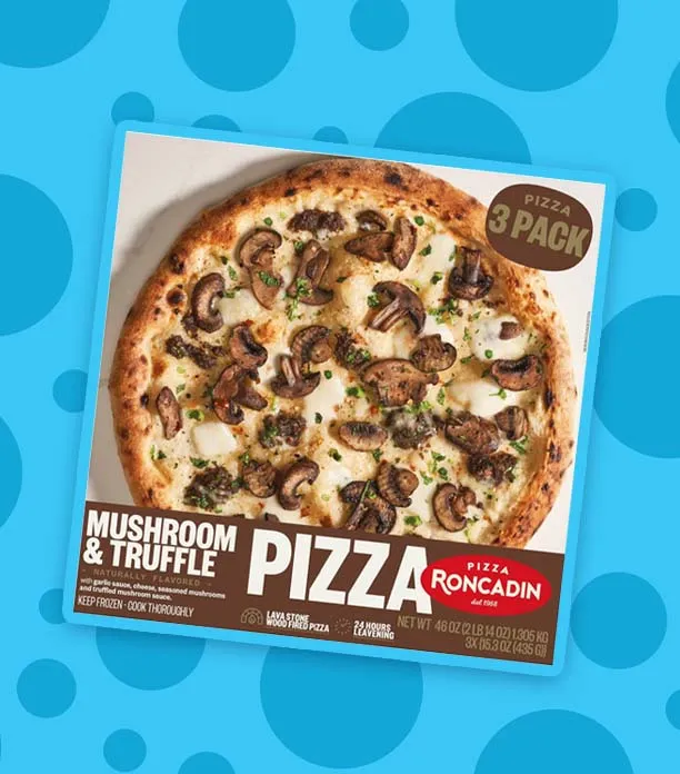 pizzeria roncadin mushroom and truffle pizza review