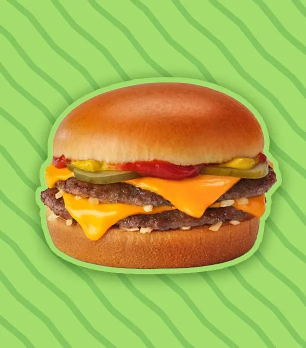 mcdonald's double cheeseburger review