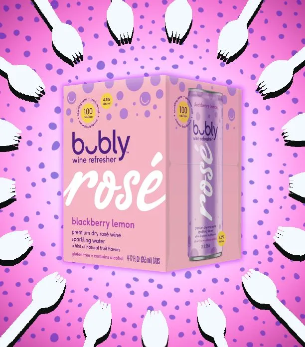 Bubly Wine Refresher Blackberry Lemon