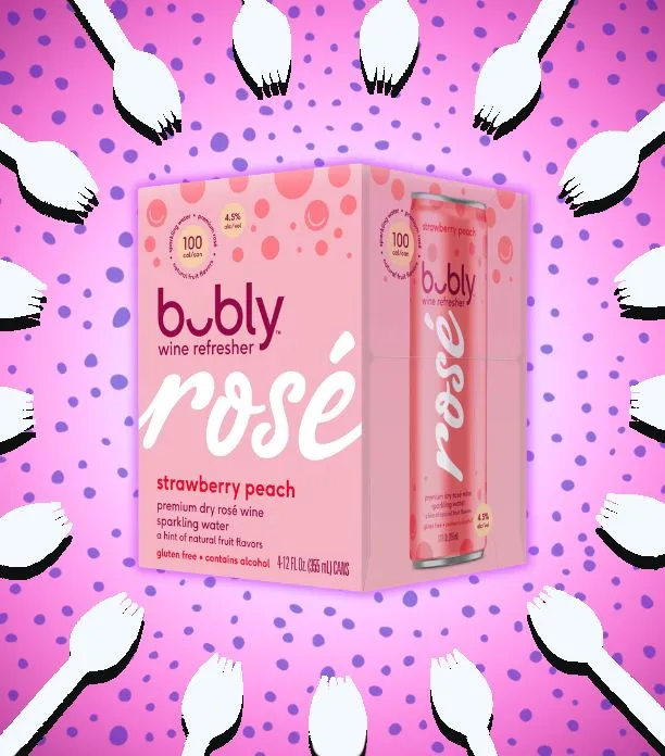 Bubly Wine Refresher Rosé Strawberry Peach