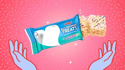 confetti cake rice krispies treats