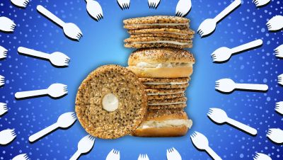 Crumbl Almost Everything Bagel Cookie Sandwich