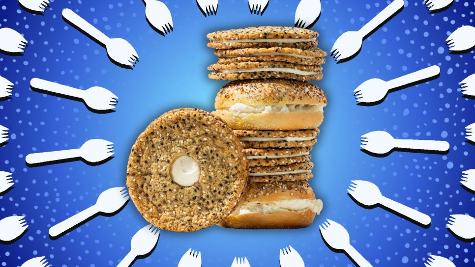 Crumbl Almost Everything Bagel Cookie Sandwich