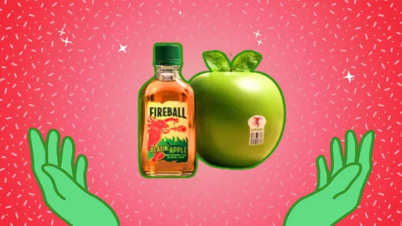fireball apple flask