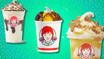 international wendy's frosty flavors