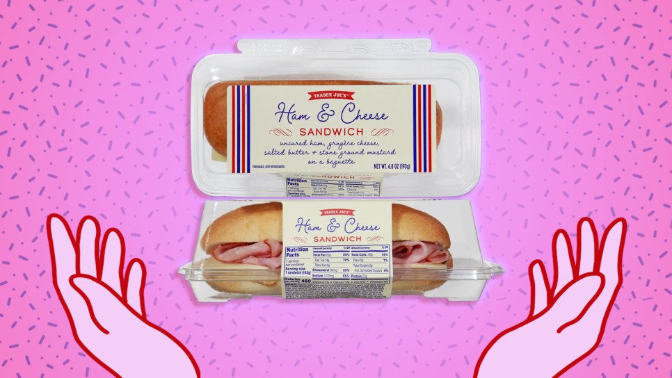 Trader Joe's Ham and Cheese Sandwich