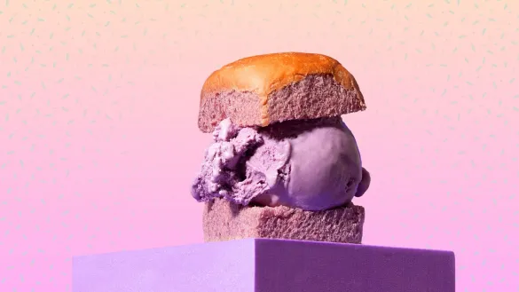 van leeuwen and king's hawaiian ice cream sandwich